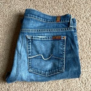 7 For All Mankind jean cutoff shorts